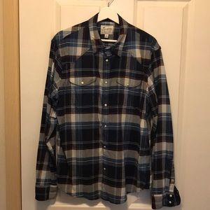 Western style flannel shirt by Lucky Brand & Co.